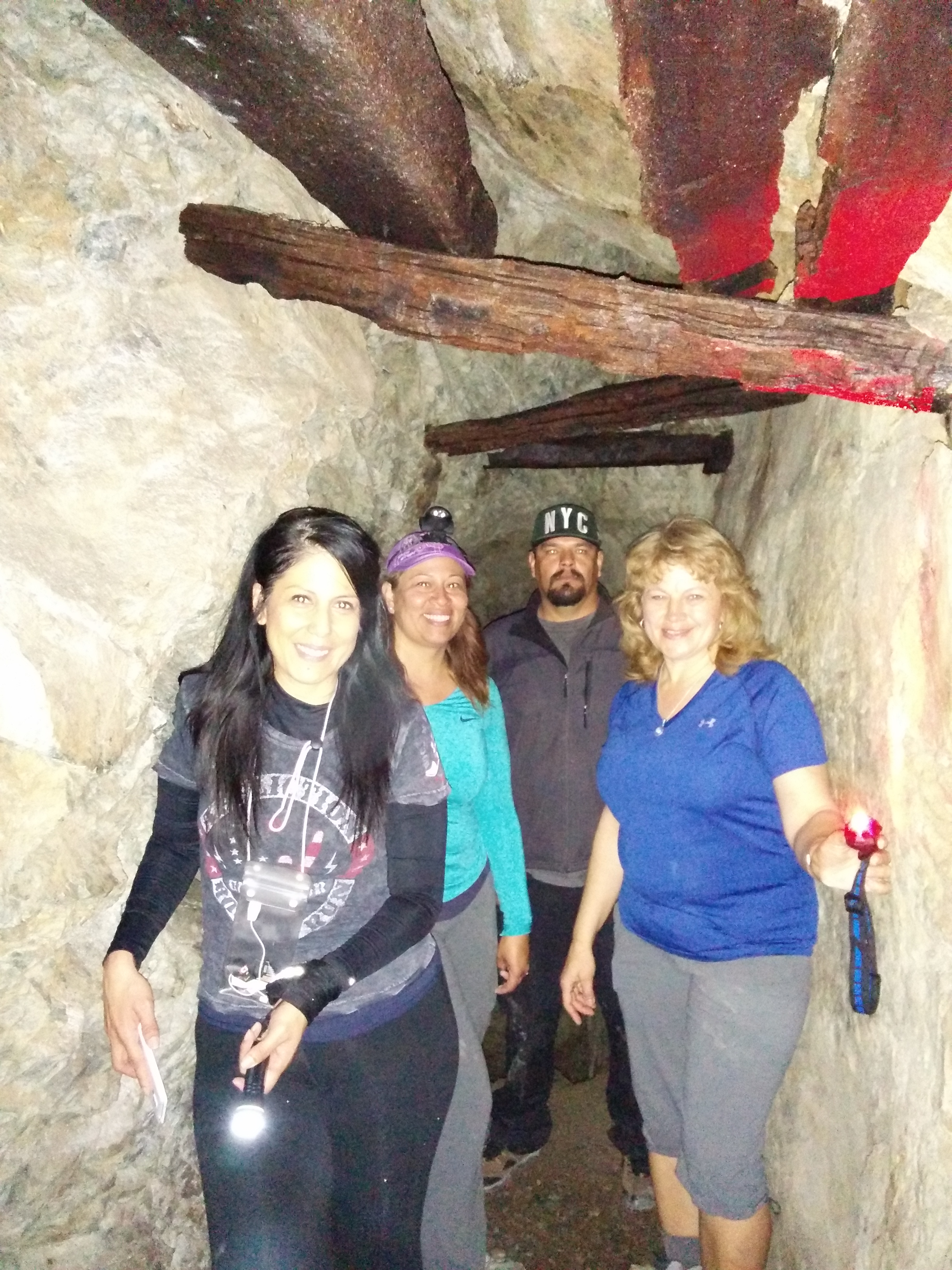 Brave souls in a dark cave