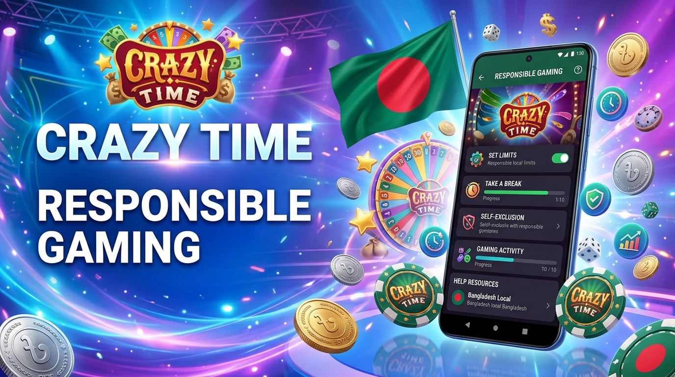 Responsible gambling on Crazy Time with deposit limits and self-exclusion features